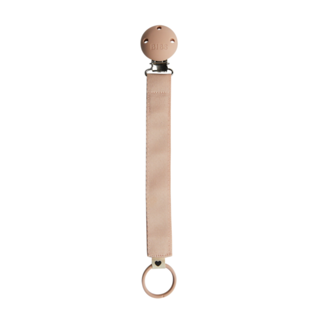 Lantisor clip pentru suzeta Ribbon, Blush, Bibs