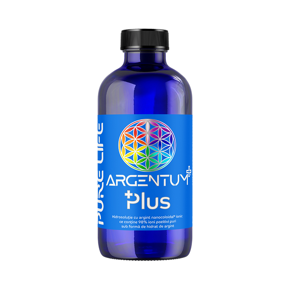 Argint nanocoloidal Argentum+ Plus, 240 ml, Pure Life