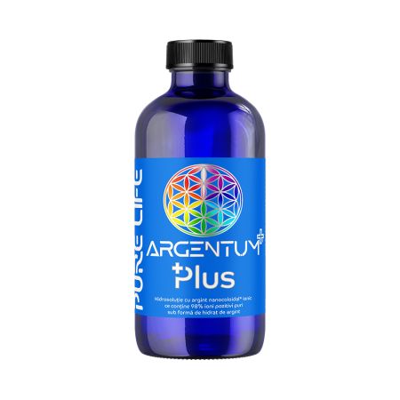 Argint nanocoloidal Argentum+ Plus, 240 ml, Pure Life