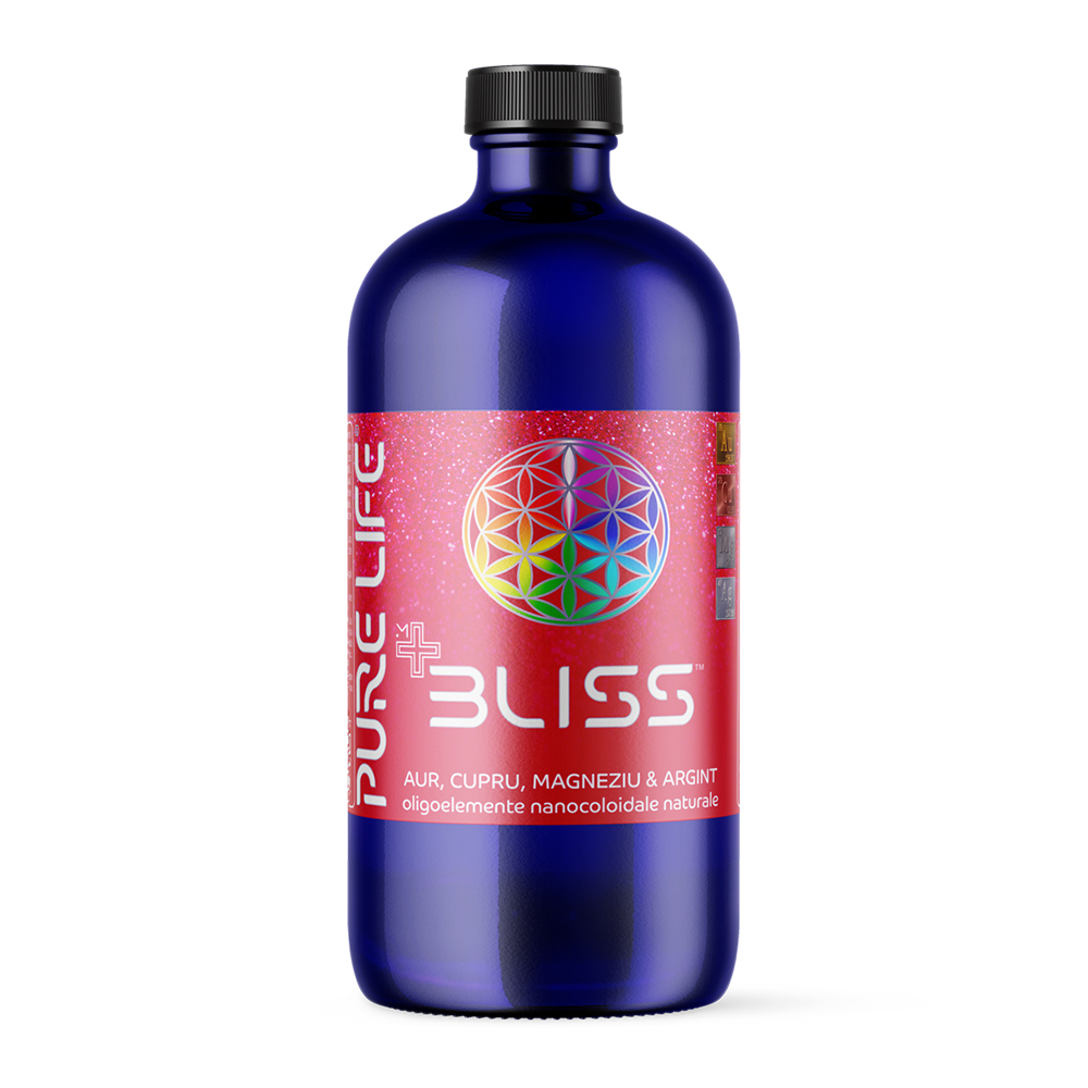 Solutie nanocolidala Minerals+ Mix Bliss, 480 ml, Pure Life