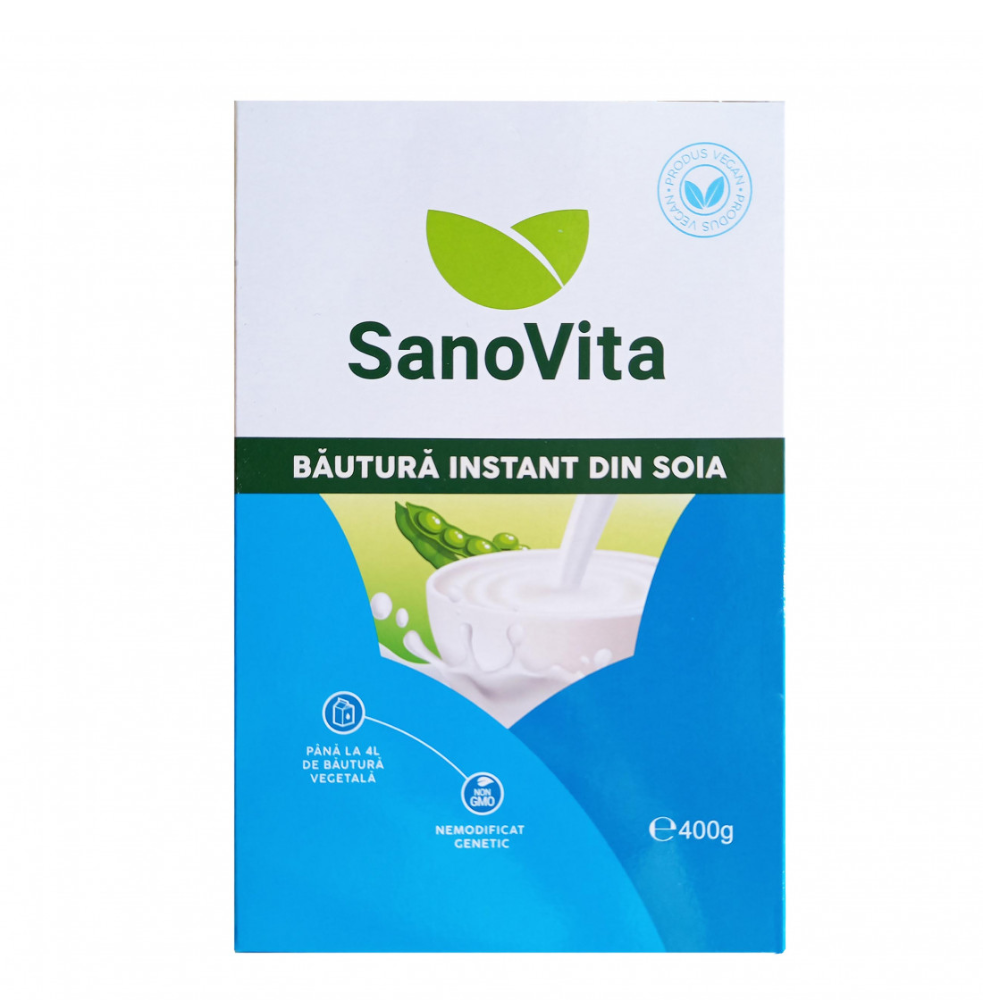 Bautura instant din soia, 400 g, Sanovita