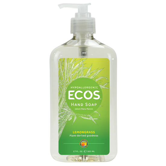 Sapun Organic de maini lichid cu Lemongrass, 500 ml, Earth Friendly