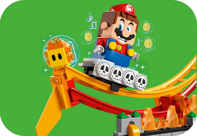 Set de extindere Plimbare pe valul cu lava Super Mario, Lego