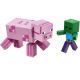 Porc BigFig cu bebelus de Zombi Lego Minecraft, Lego 445685