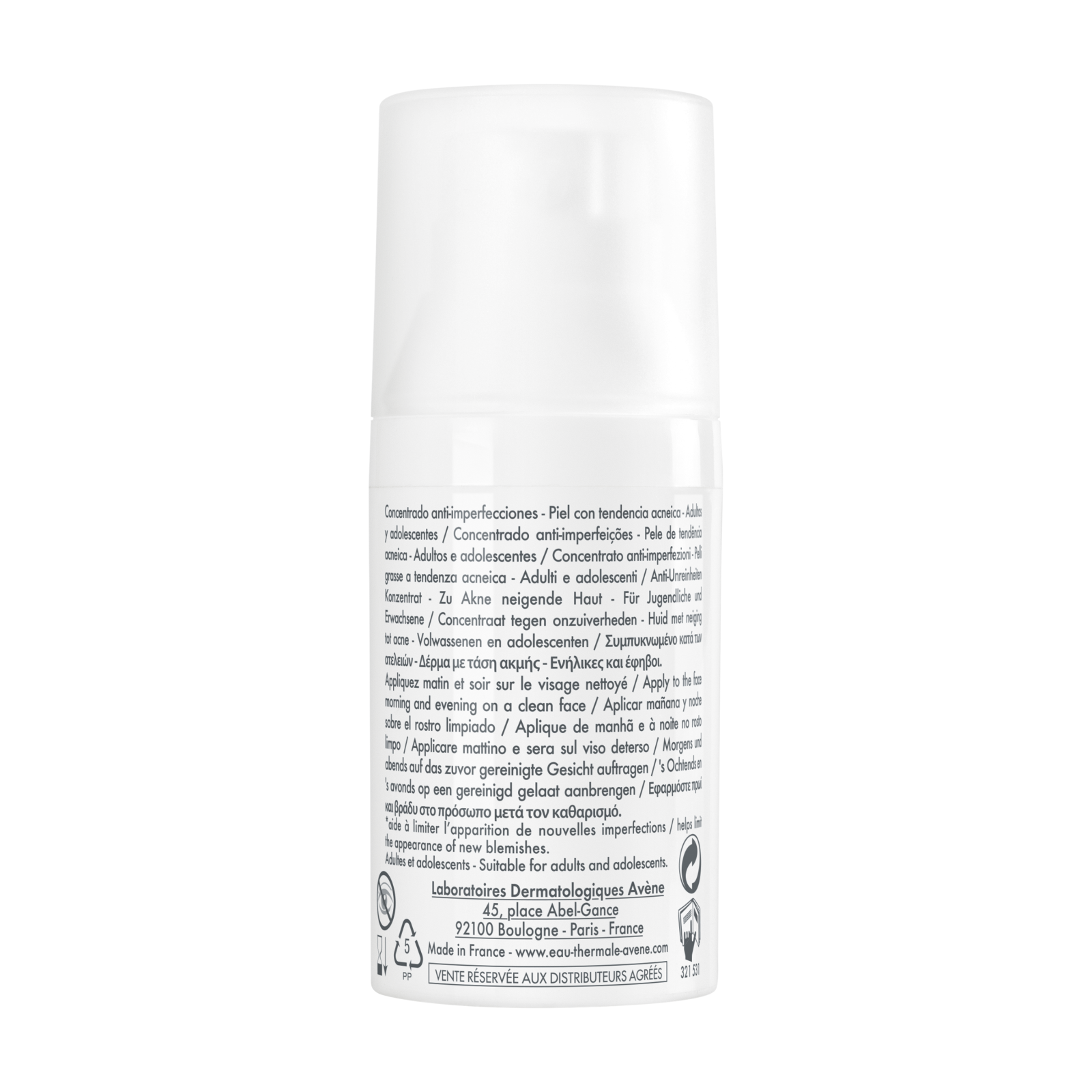 Concentrat anti-imperfectiuni Cleanance Comedomed, 30 ml, Avene 508026