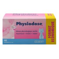 Ser fiziologic Physiodose, 40 monodoze x 5 ml, Gilbert