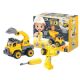 Set constructie camion autobasculanta si excavator cu radiocomanda, Buki 458611