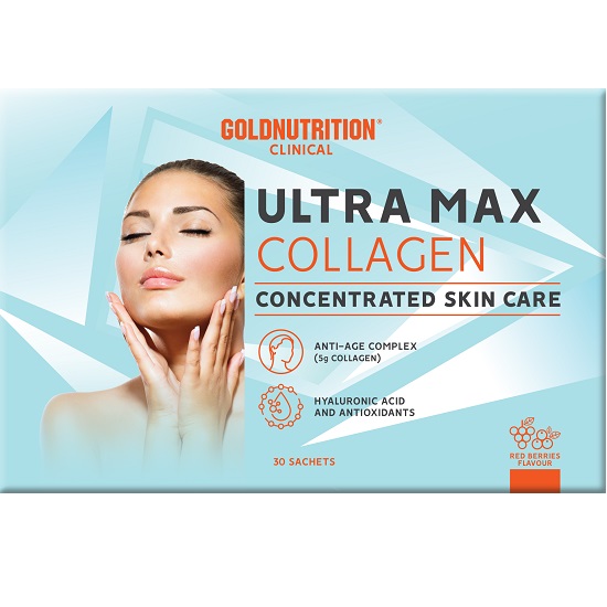 Supliment anti-age Gold Nutrition Ultramax Collagen, 30 plicuri
