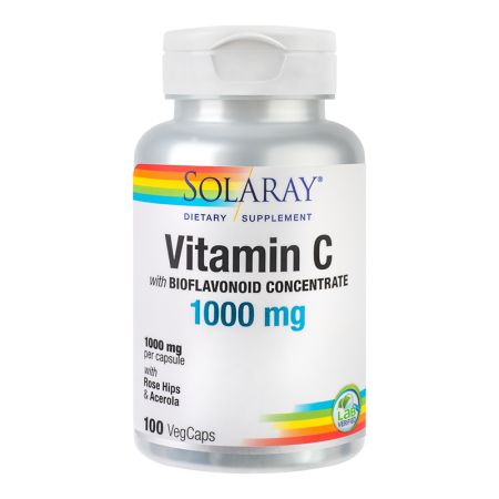 Vitamina C 1000 mg, 100 capsule, Solaray