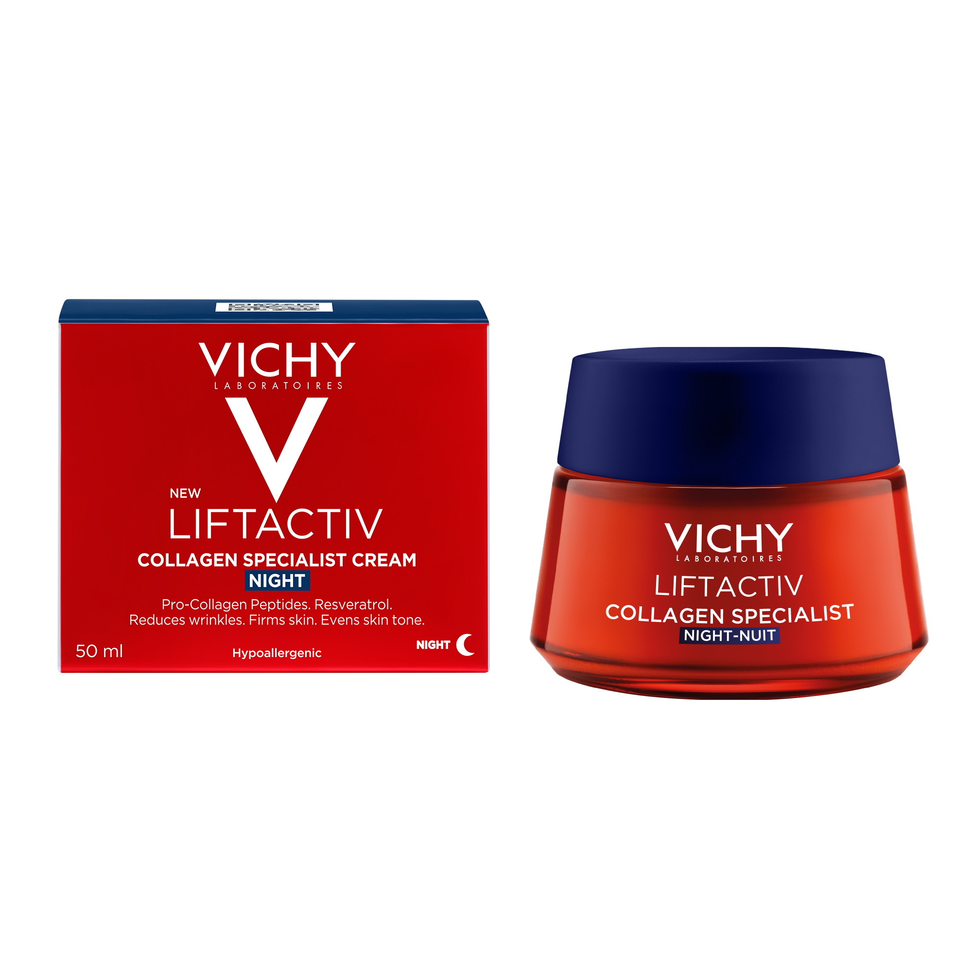 Crema de noapte Liftactiv Collagen Specialist, 50 ml, Vichy