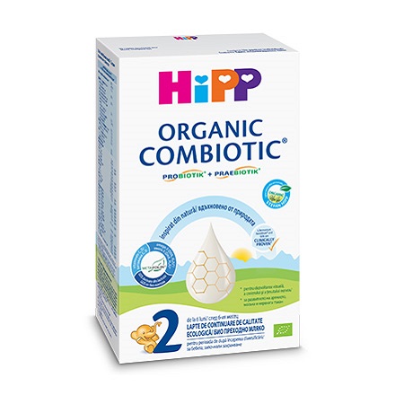 Lapte praf formula de continuare Bio Combiotic 2, +6 luni, 300gr, Hipp