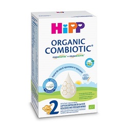 Lapte praf formula de continuare Organic Combiotic 2, +6 luni, 300gr, Hipp