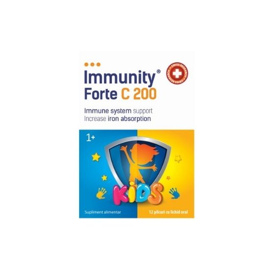 Immunity forte C200, Kids, 12 plicuri, MBA Pharma