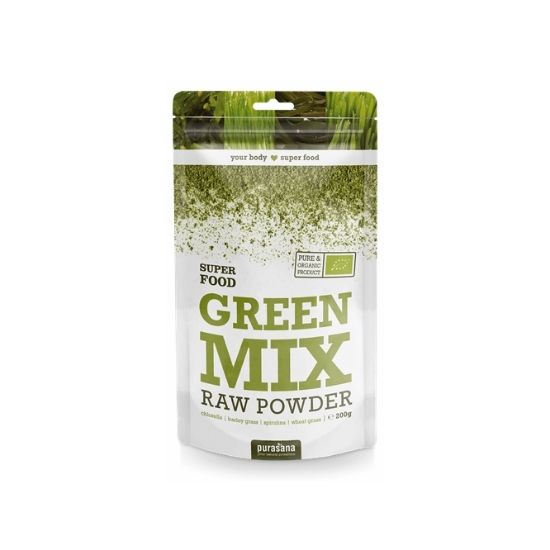 Mix verde 100% ecologic, 200 g, Purasana