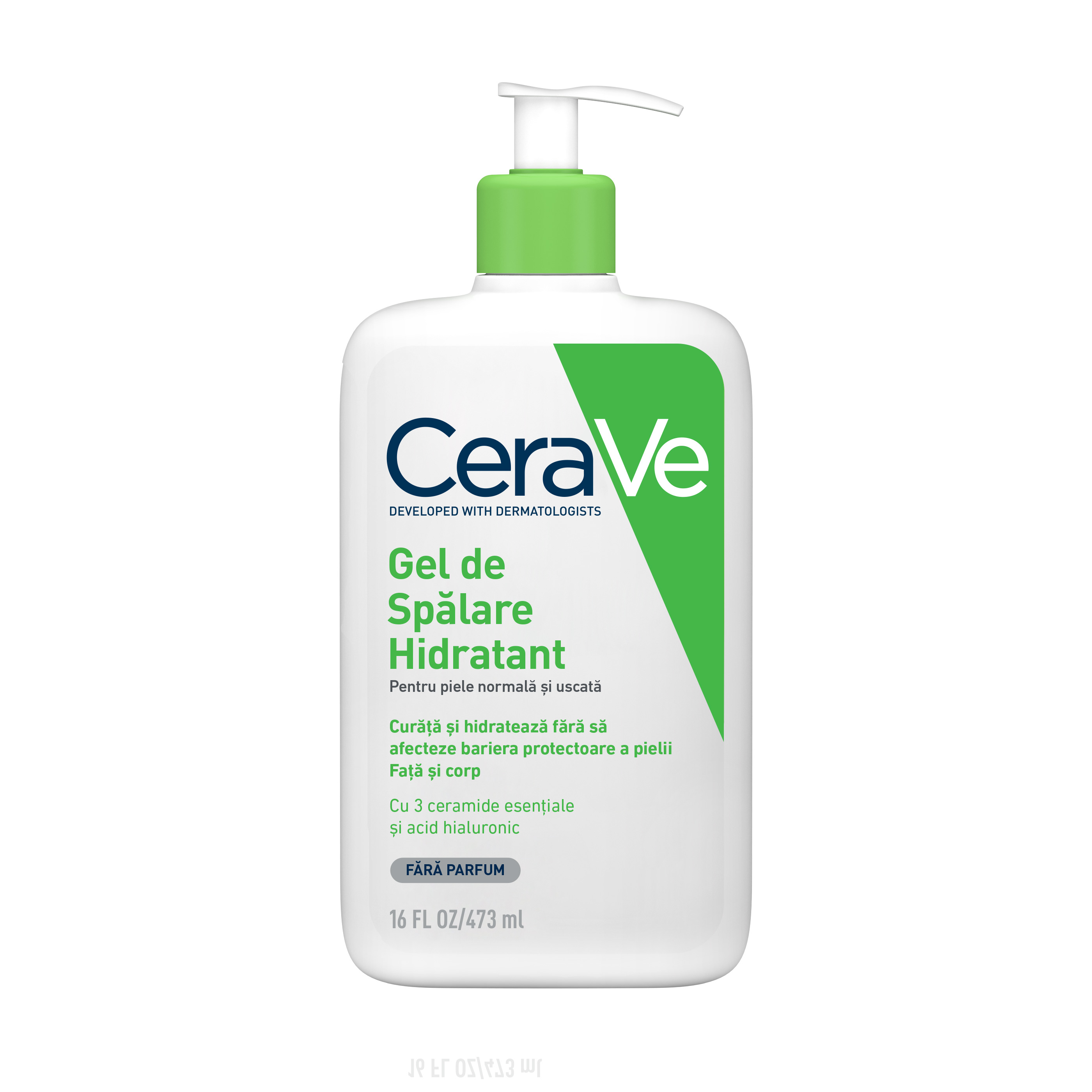 Gel de curatare hidratant pentru piele normala-uscata, 437 ml, CeraVe