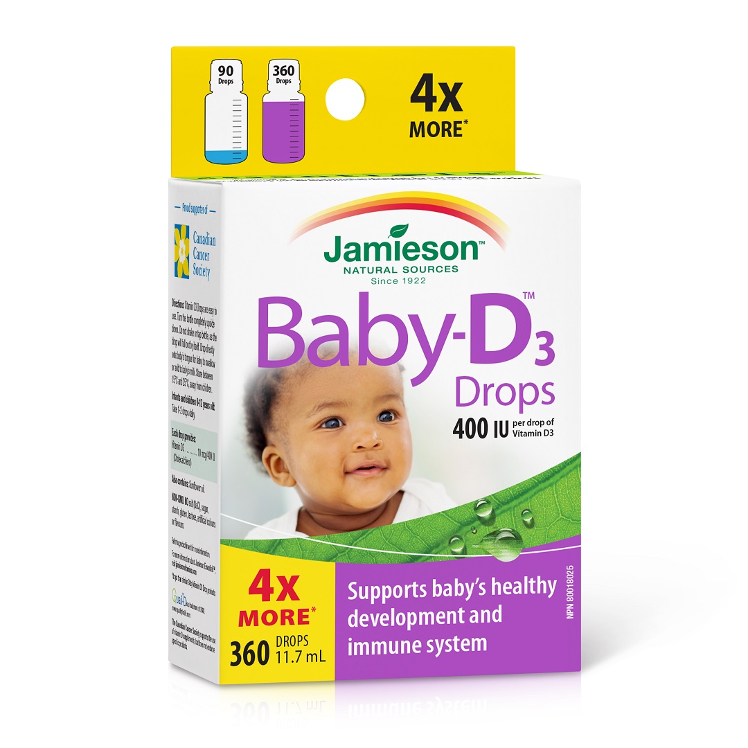 Vitamina D3 Picaturi pentru Copii, 400 UI, 11.7 ml, Jamieson