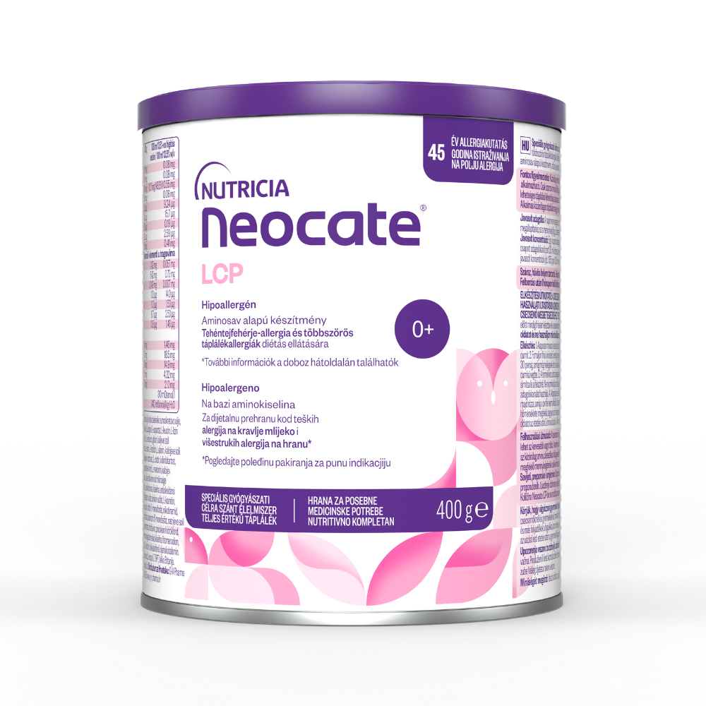 Formula de lapte praf Neocate LCP, 0-12 luni, 400 g, Nutricia