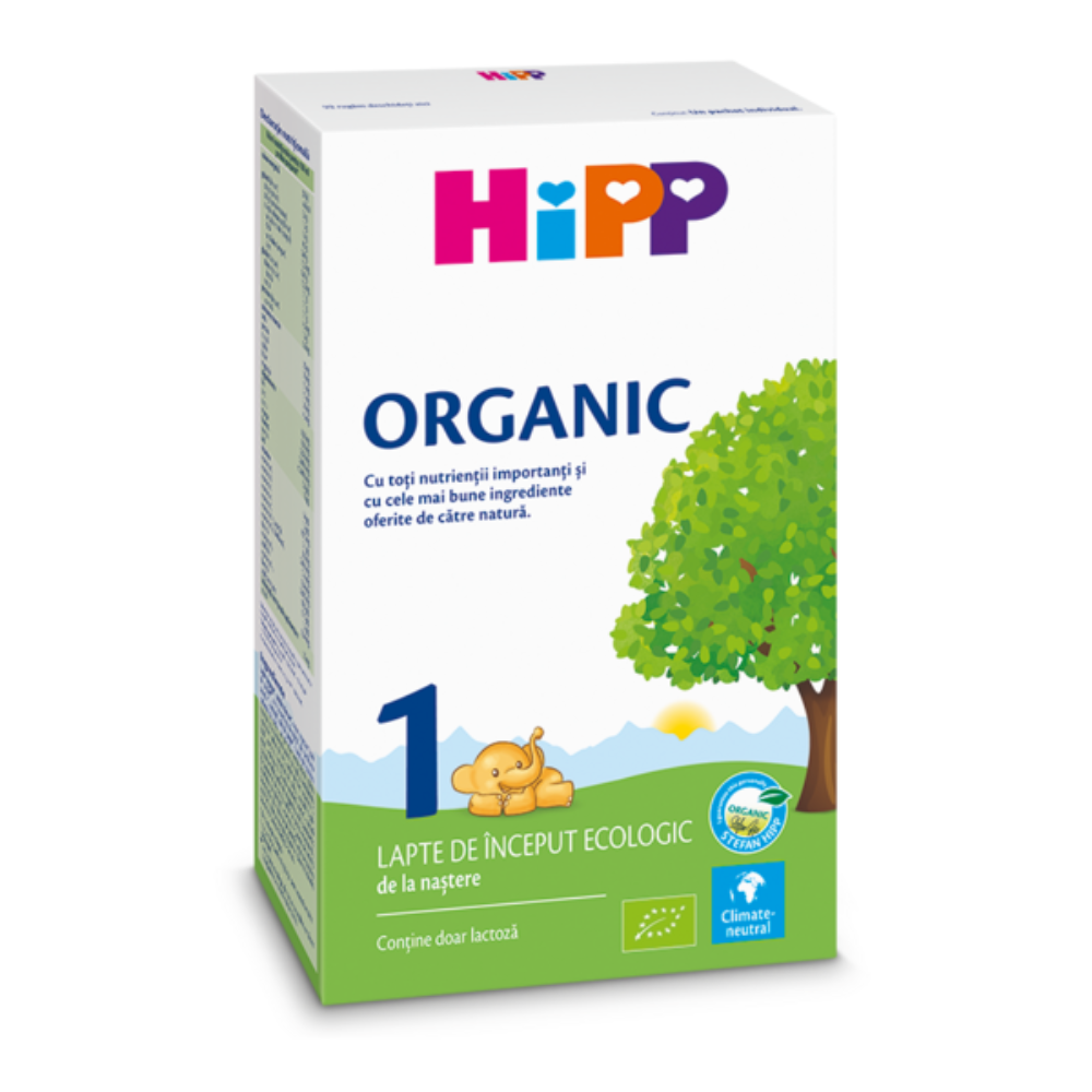 Lapte praf formula Bio de inceput Organic 1, +0 luni, 300 gr, Hipp