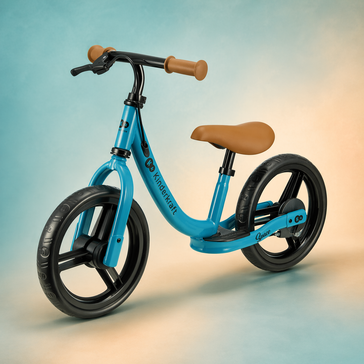 Bicicletă fără pedale Space, 2 ani+, albastru închis, Kinderkraft