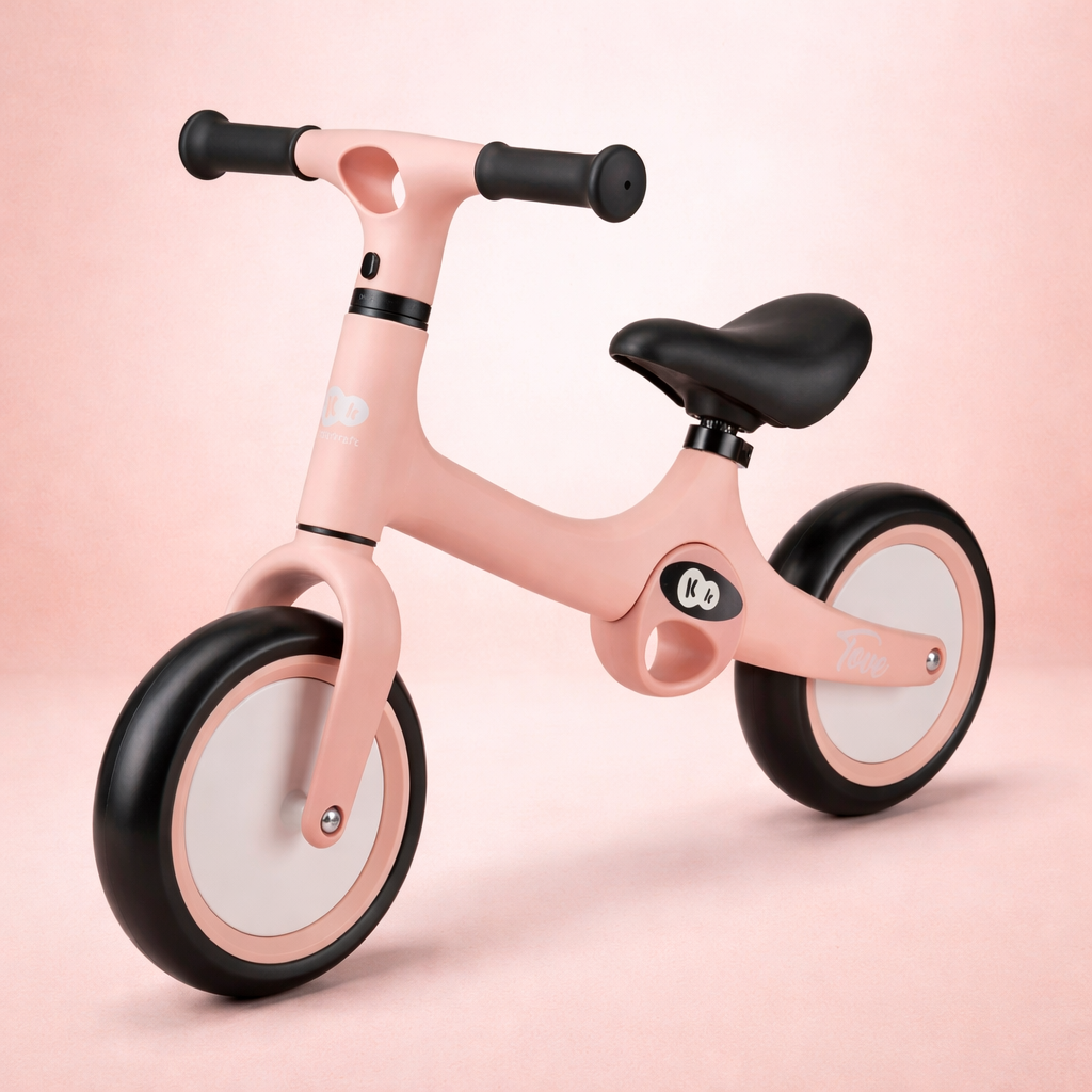 Bicicleta fara pedale Tove roz Kinderkraft pentru copii de la 18 luni