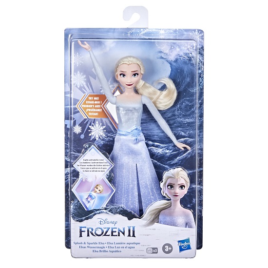 homosexual Miniature Already Papusa Elsa inoata si lumineaza, Frozen II, Disney : Bebe Tei
