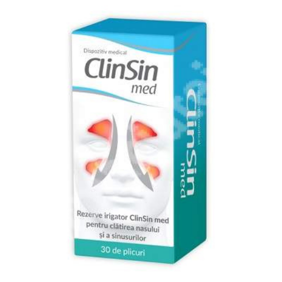 Rezerve irigator ClinSin Med, 30 plicuri, Zdrovit