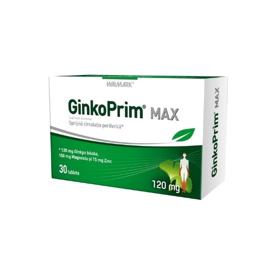 GinkoPrim Max, 120 mg, 30 tablete, Walmark