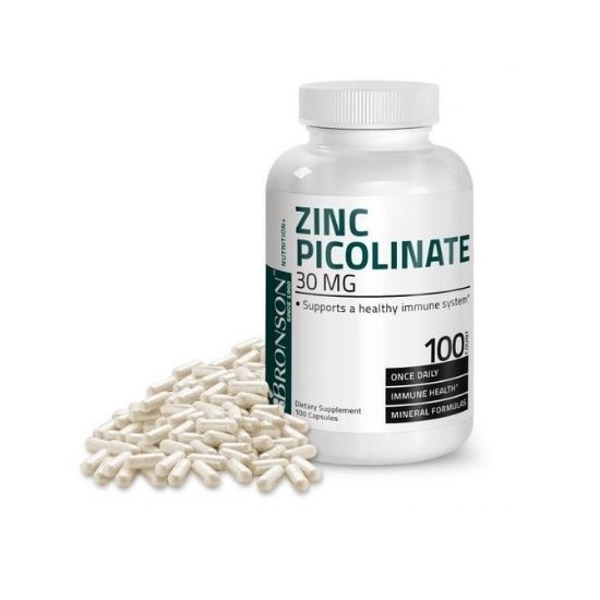 Zinc Picolinat 30 mg, 100 tablete, Bronson Laboratories