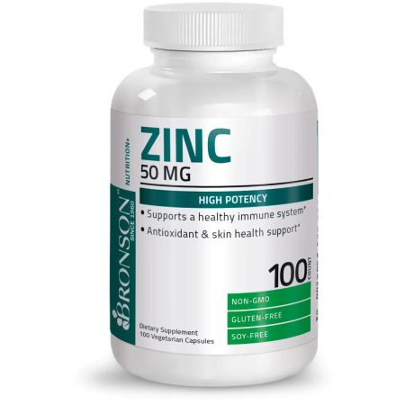 Zinc Picolinat, 50 mg, 100 capsule, Bronson Laboratories