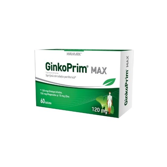 GinkoPrim Max, 120 mg, 60 tablete, Walmark