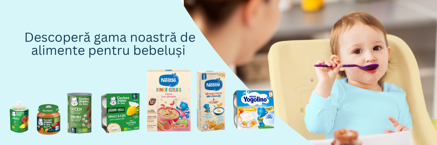 Gama de manacare pentru bebelusi Nestle