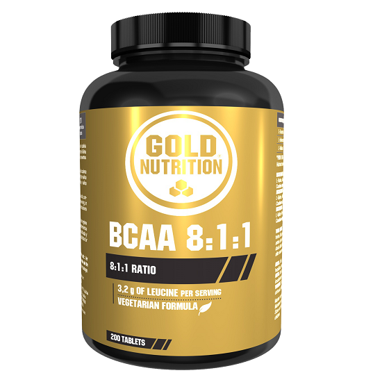 BCAA 8:1:1, 200 tablete, Gold Nutrition