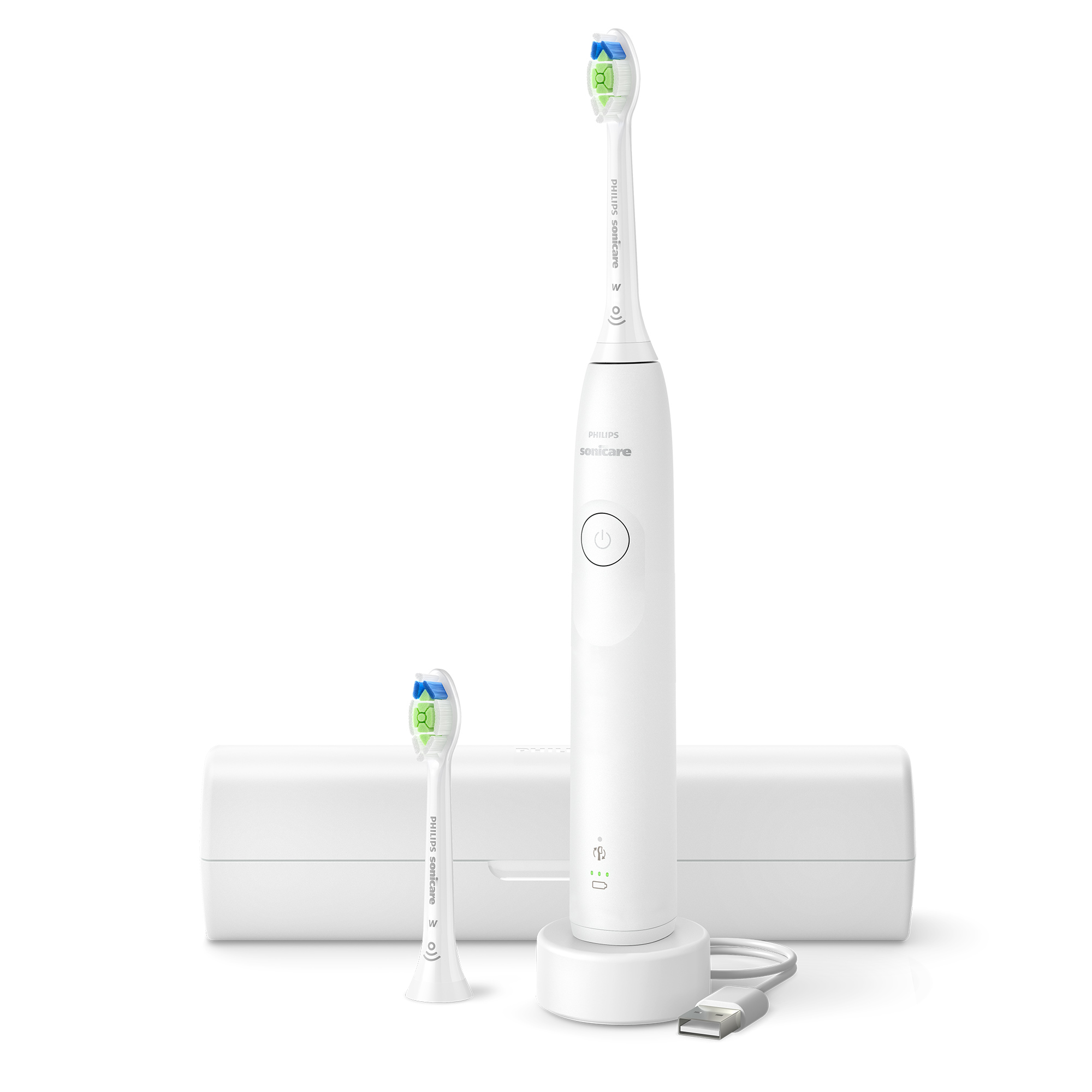 Periuta de dinti electrica seria 6500 + Toc Sonicare, Negru, HX7411/01, Philips