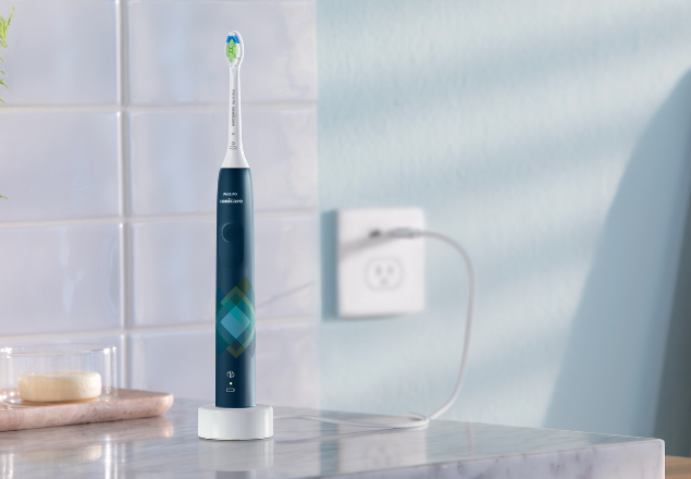 Periuta electrica seria 4100 Philips Sonicare, Albastru, HX3689/42, Philips