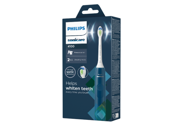 Periuta electrica seria 4100 Philips Sonicare, Albastru, HX3689/42, Philips