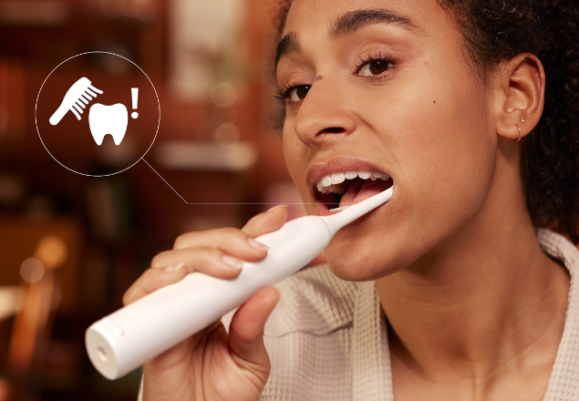 Periuta de dinti electrica seria 5300 Philips Sonicare, Alb, HX7108/01, Philips