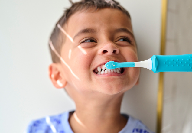 Rezerve pentru periuta de dinti Sonicare Kids, 3 ani+, HX6034/90, 4 bucati, Philips