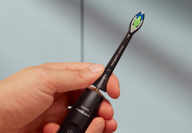Periuta de dinti electrica seria 5300 cu toc de transport Philips Sonicare, Negru, HX7101/03, Philips