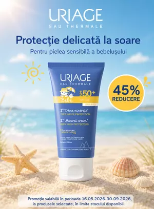 Promoție cu 45% reducere la Uriage 1ere Bebe