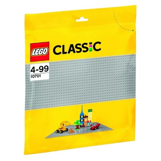 Placa de baza Lego Classic, 38 cm x 38 cm, Gri 10701, Lego