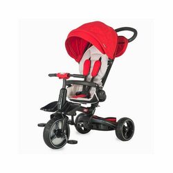 Tricicleta multifunctionala pentru copii Alto, +10 luni, Rosu, Coccolle