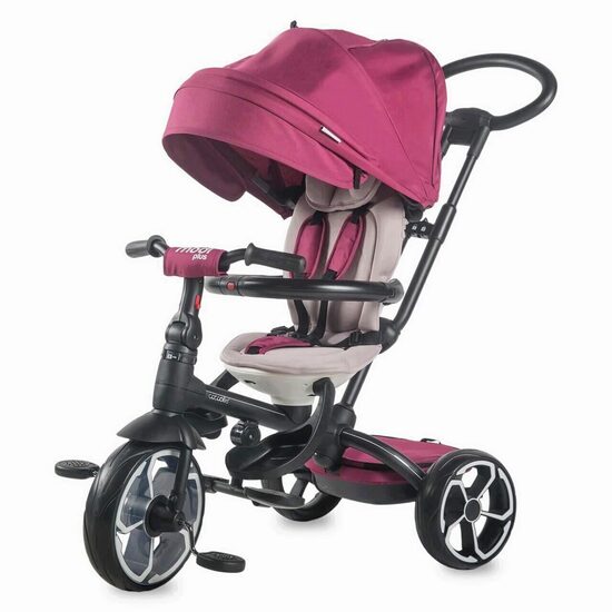 Tricicleta multifunctionala pentru copii Modi Plus, +9 luni, Violet, Coccolle
