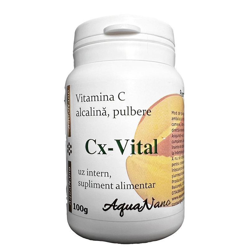 Vitamina C pulbere Cx-Vital, 100g, AquaNano