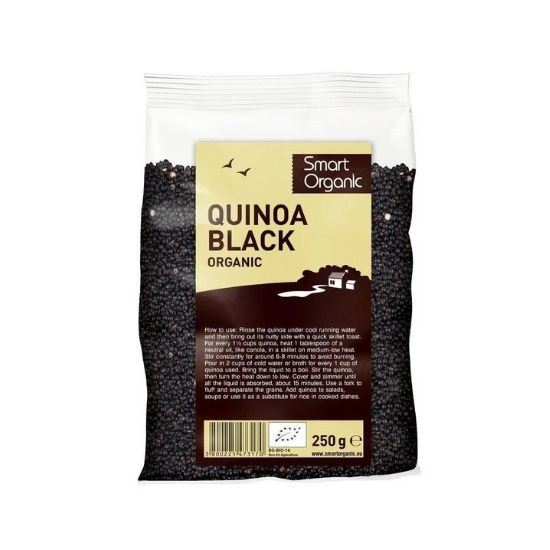 Quinoua neagra Bio, 250 g, Dragon Superfoods