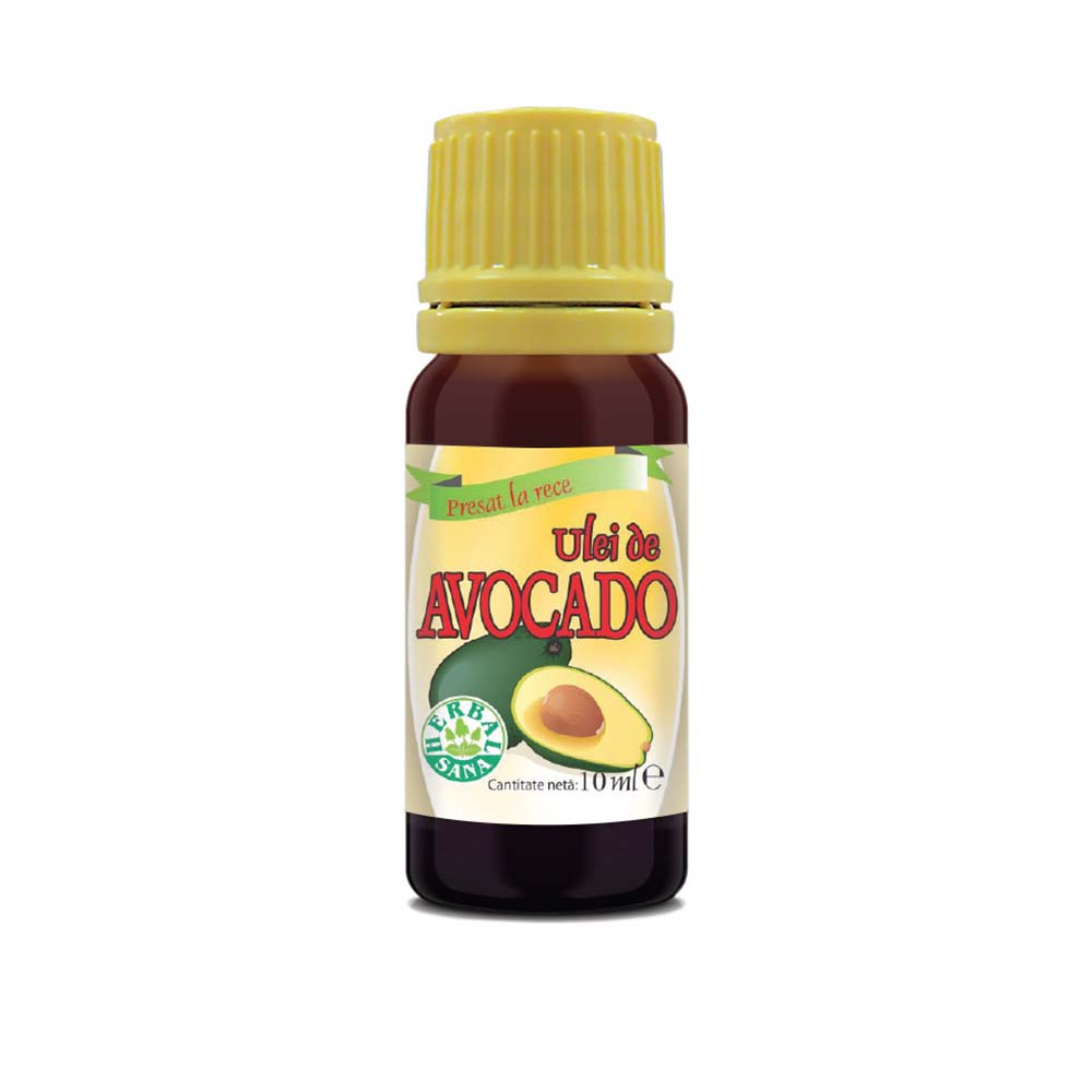 Ulei de avocado, 10 ml, Herbavit