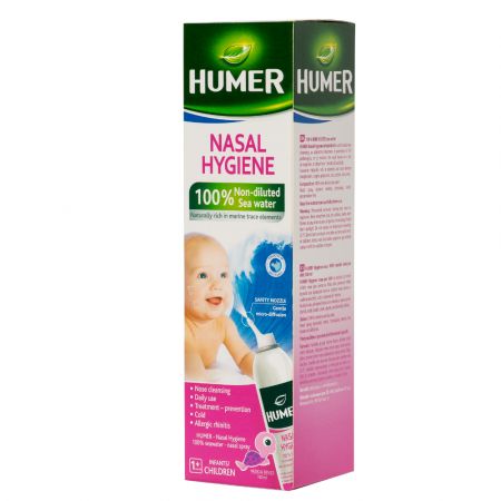 Spray nazal cu apa de mare pentru copii Humer, 150 ml, Urgo