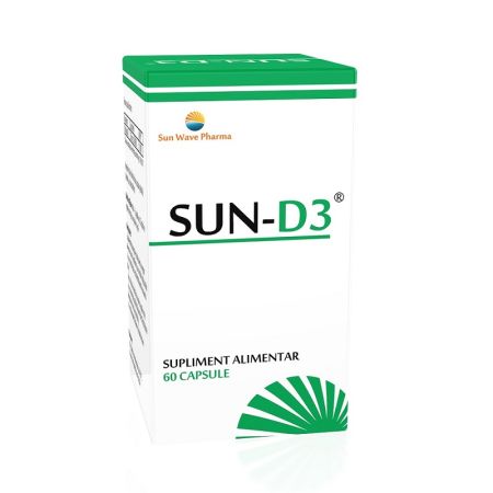 Fisa produs Sun-D3, 60 capsule, Sun Wave Pharma
