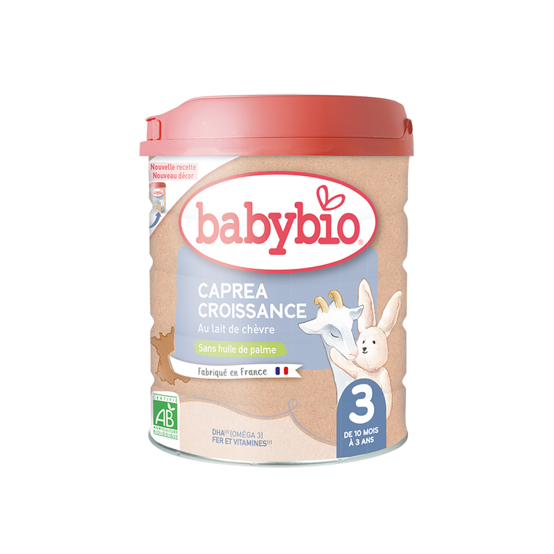 Lapte praf Bio de capra Formula 3, +10 luni, 800 gr, BabyBio