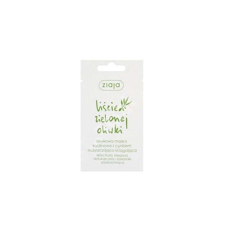 Masca astringenta pentru ten gras-mixt Olive Leaf, 7 ml, Ziaja