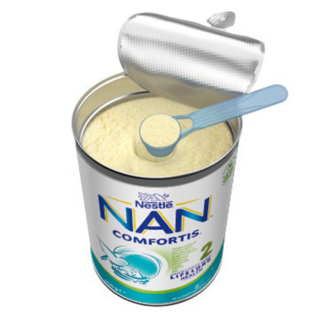 Formula de lapte de continuare Nan 2 Comfortis, +6 luni, 800 g, Nestle 534473